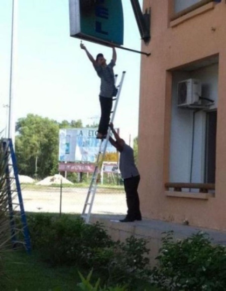 Give a Ladder a Leg Over