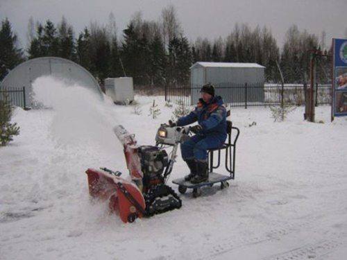 Snowblowing In Style