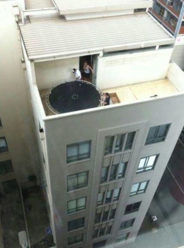 Trampoline Placement